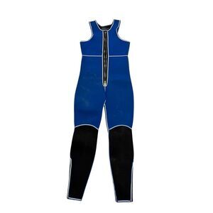🟢Sleeveless Neoprene Blue & Black Wetsuit Women’s Large